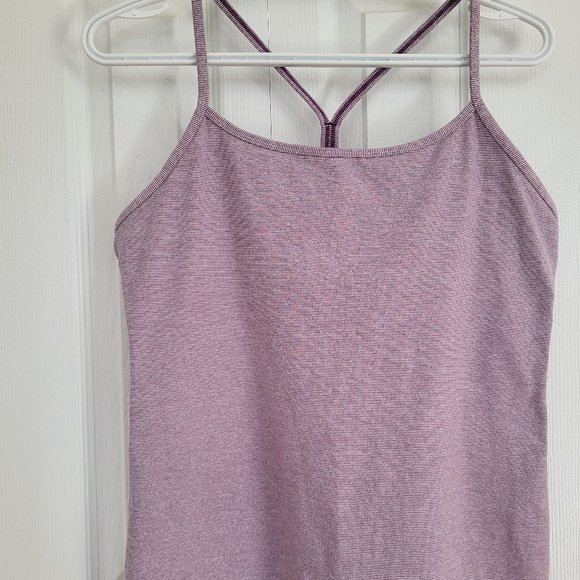 Lululemon power Y tank Purple  sz. 10 - Picture 1 of 8